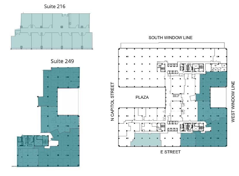400-444 N Capitol St NW, Washington, DC à louer Plan d’étage– Image 1 sur 1