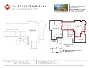 375 Healdsburg Ave, Healdsburg, CA à louer Plan d’étage– Image 1 sur 7