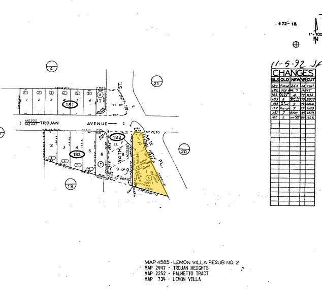 4276 54th Pl, San Diego, CA à louer - Plan cadastral – Image 3 sur 14
