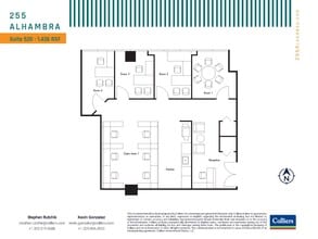 255 Alhambra Cir, Coral Gables, FL à louer Plan d’étage– Image 1 sur 1