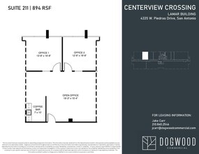 4538 Centerview Dr, San Antonio, TX à louer Plan d’étage– Image 1 sur 1