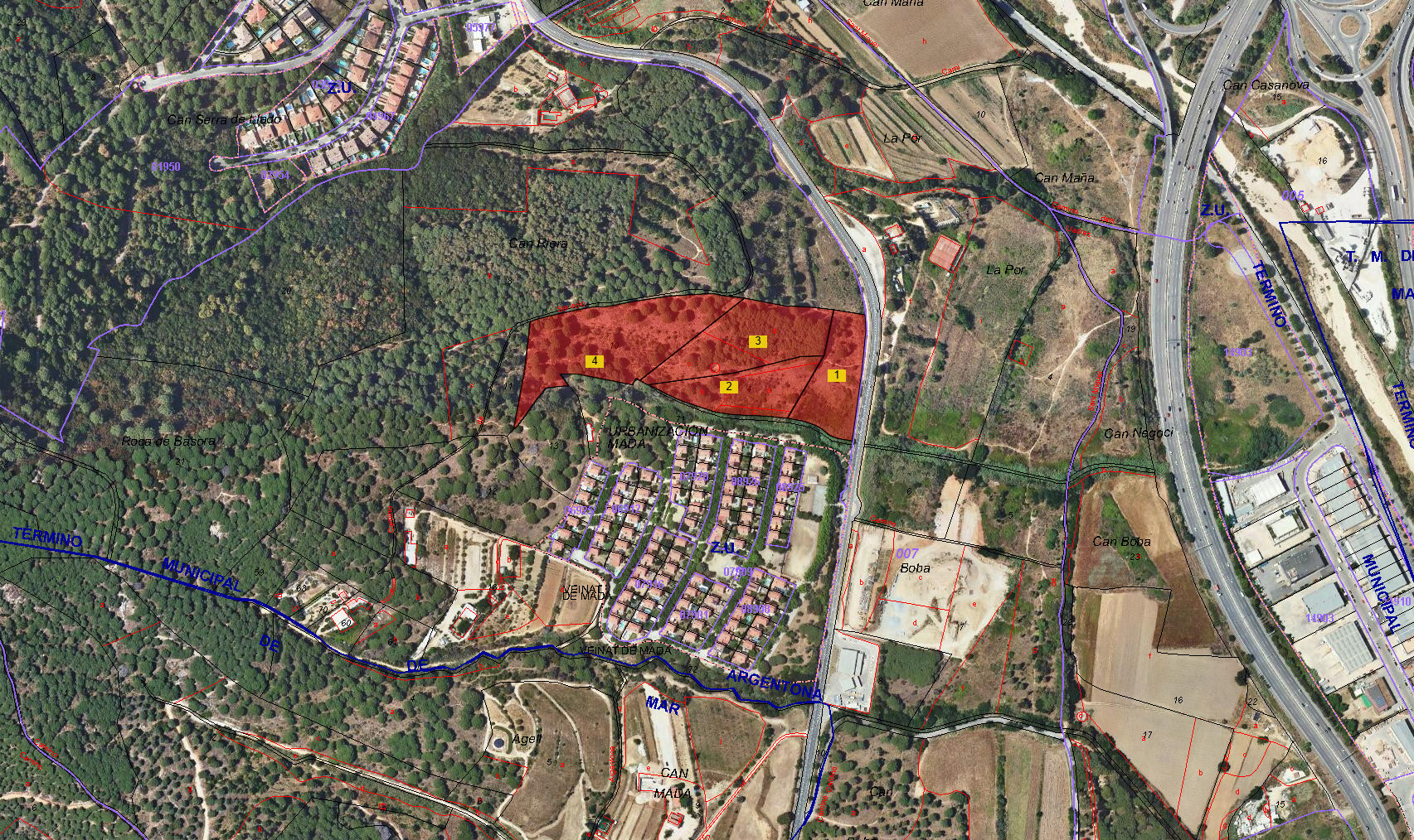 Terrain dans Argentona, Barcelona à vendre Plan d’étage– Image 1 sur 3