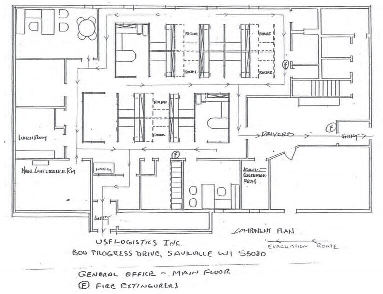800 N Progress Dr, Saukville, WI à vendre - Plan d’étage – Image 2 sur 3