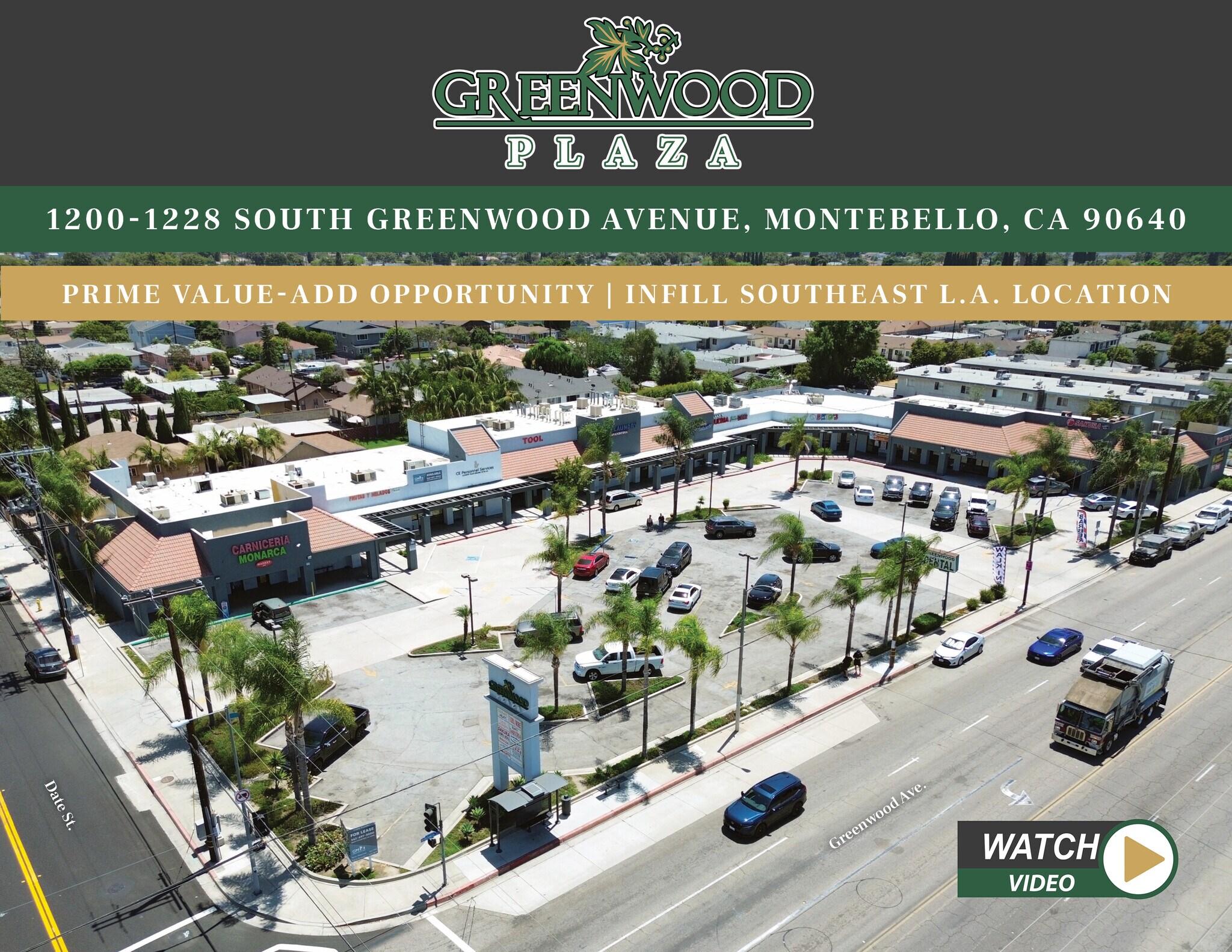 1200-1228 S Greenwood Ave, Montebello, CA à vendre Photo de l’immeuble– Image 1 sur 12