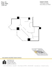1100 Poydras St, New Orleans, LA à louer Plan de site– Image 1 sur 1
