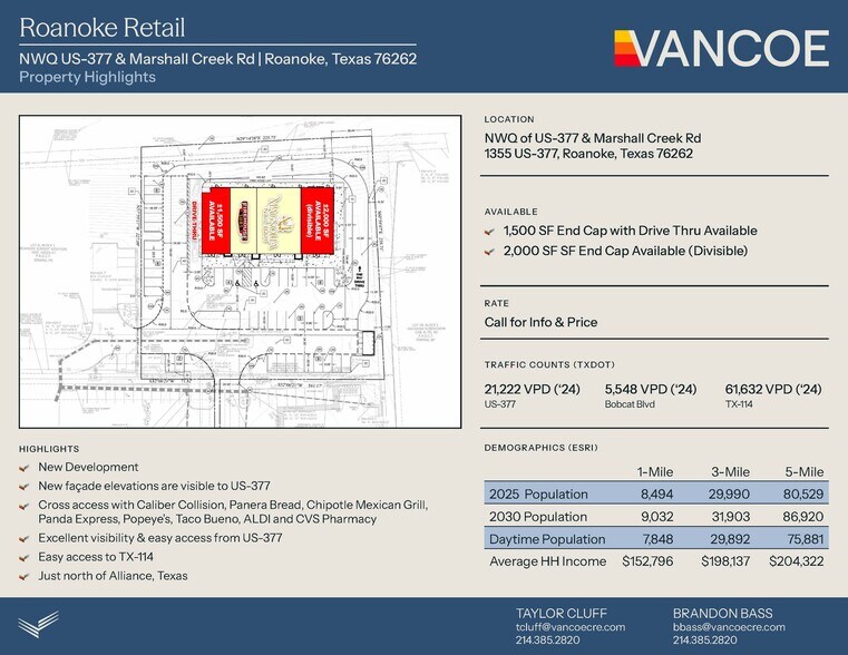 1355 US 377 Hwy, Roanoke, TX à louer - Photo de l’immeuble – Image 2 sur 6