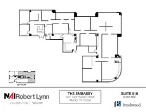 1431 Greenway Dr, Irving, TX à louer Plan d’étage– Image 1 sur 6