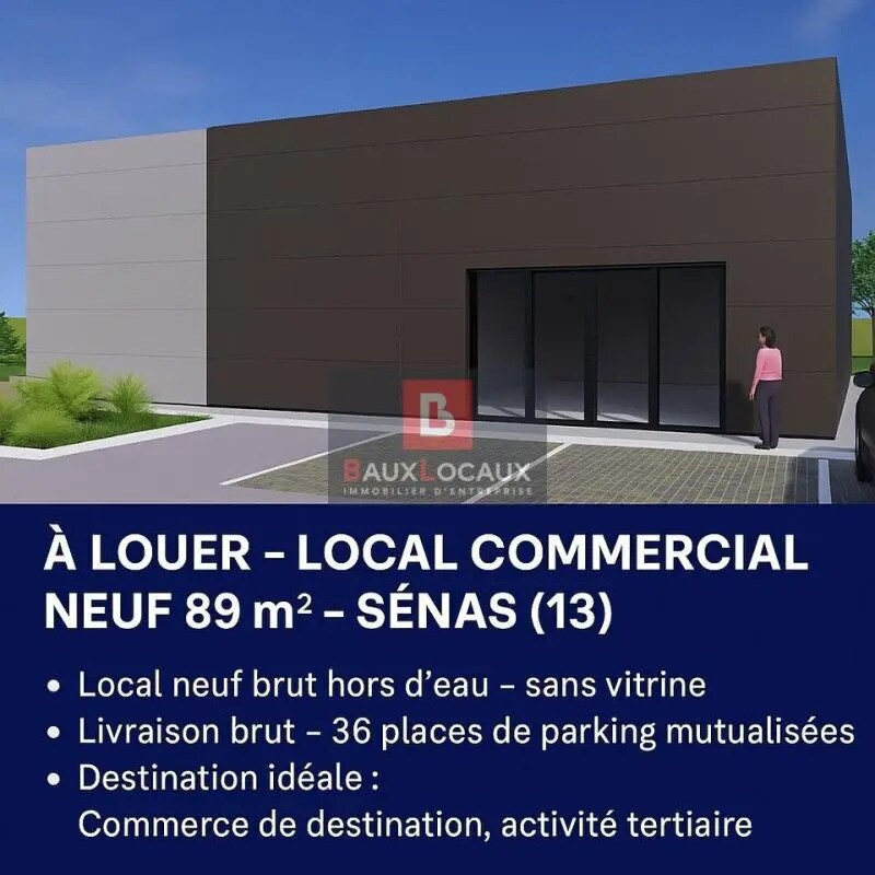 Local commercial dans Sénas à louer Photo de l’immeuble– Image 1 sur 4