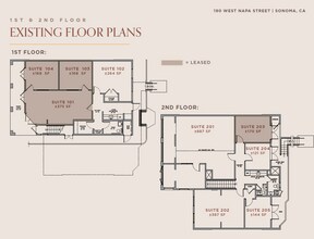 190 W Napa St, Sonoma, CA à vendre Plan d’étage– Image 1 sur 1