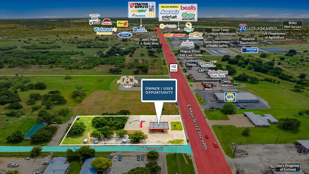 926 E Main St, Eastland, TX à vendre - Photo de l’immeuble – Image 2 sur 5