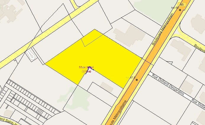 12321-12329 Boul Métropolitain E E, Montréal, QC à louer - Plan cadastral – Image 2 sur 8