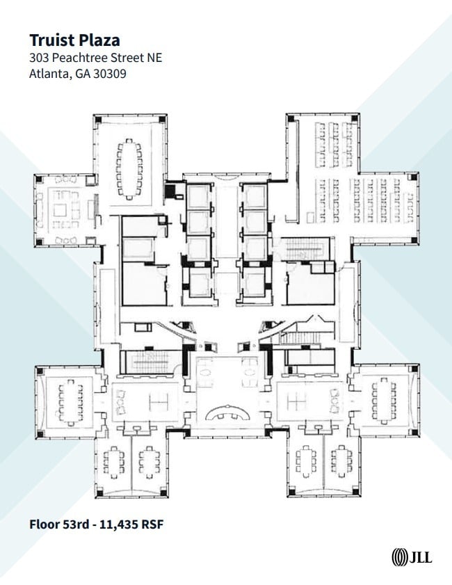 303 Peachtree St Ne, Atlanta, GA à louer Plan d’étage– Image 1 sur 1