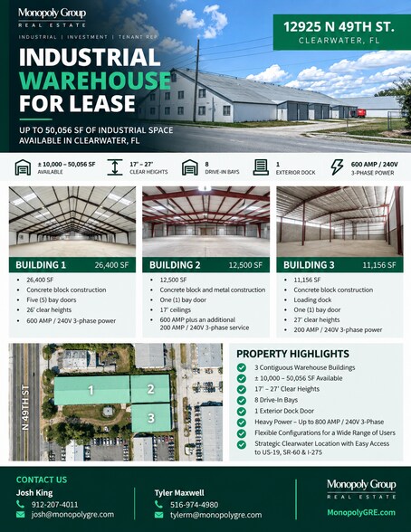 12925 N 49th St, Clearwater, FL à louer - Photo de l’immeuble – Image 2 sur 24