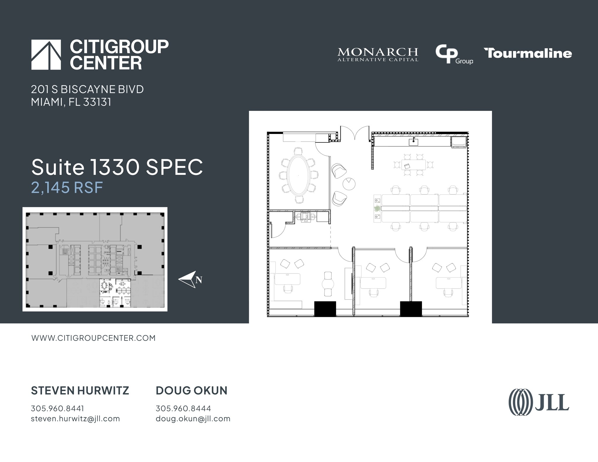 201 S Biscayne Blvd, Miami, FL à louer Plan de site– Image 1 sur 1