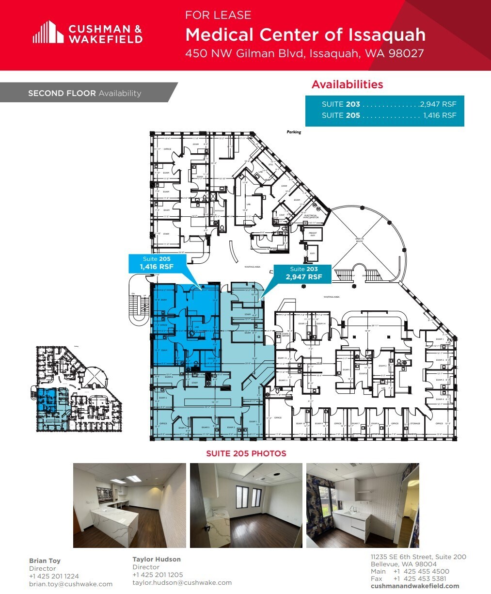 450 NW Gilman Blvd, Issaquah, WA à louer Plan d’étage– Image 1 sur 1