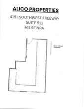 4151 Southwest Fwy, Houston, TX à louer Plan d’étage– Image 1 sur 1