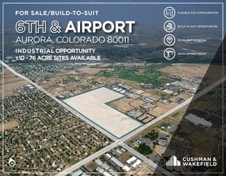 Plus de détails pour 6th Ave, Aurora, CO - Terrain à vendre