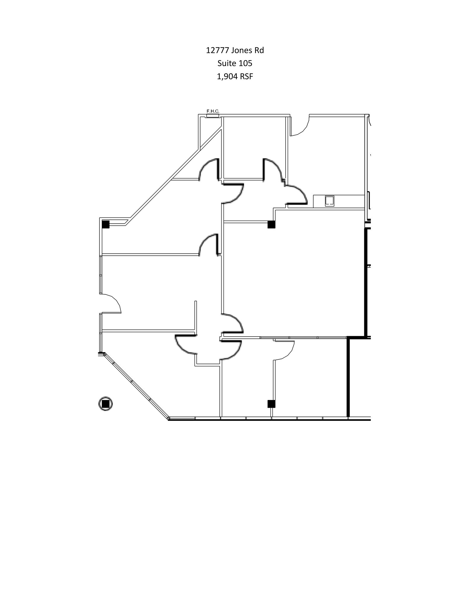 12777 Jones Rd, Houston, TX à louer Plan de site– Image 1 sur 1