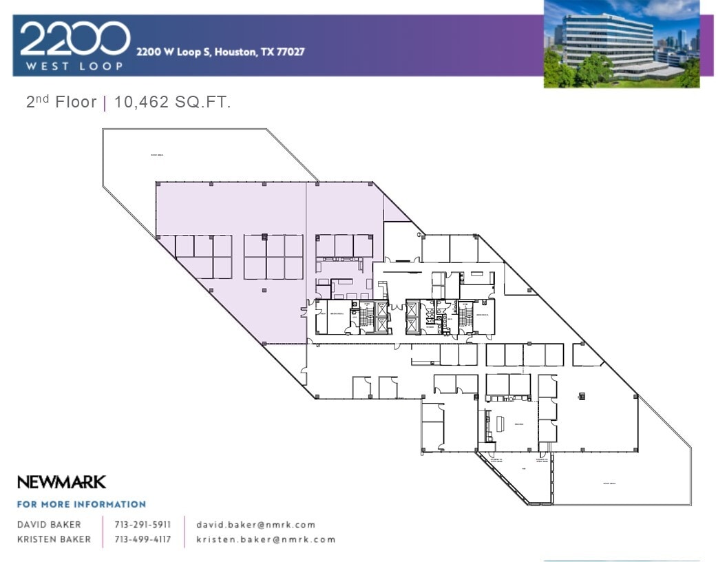 2200 West Loop South, Houston, TX à louer Plan d’étage– Image 1 sur 1