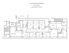 39 Cross St, Peabody, MA à louer Plan d’étage– Image 1 sur 1