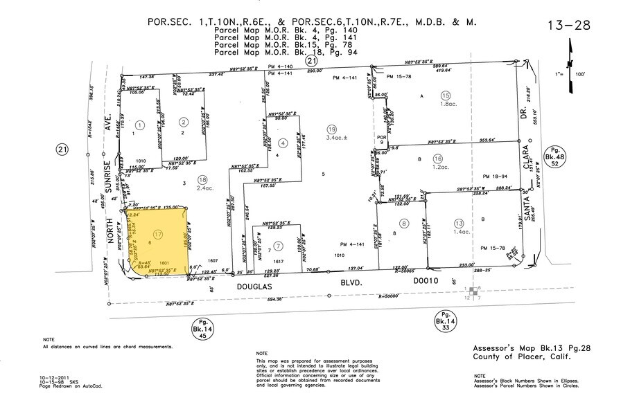 1601 Douglas Blvd, Roseville, CA à louer - Plan cadastral – Image 3 sur 3