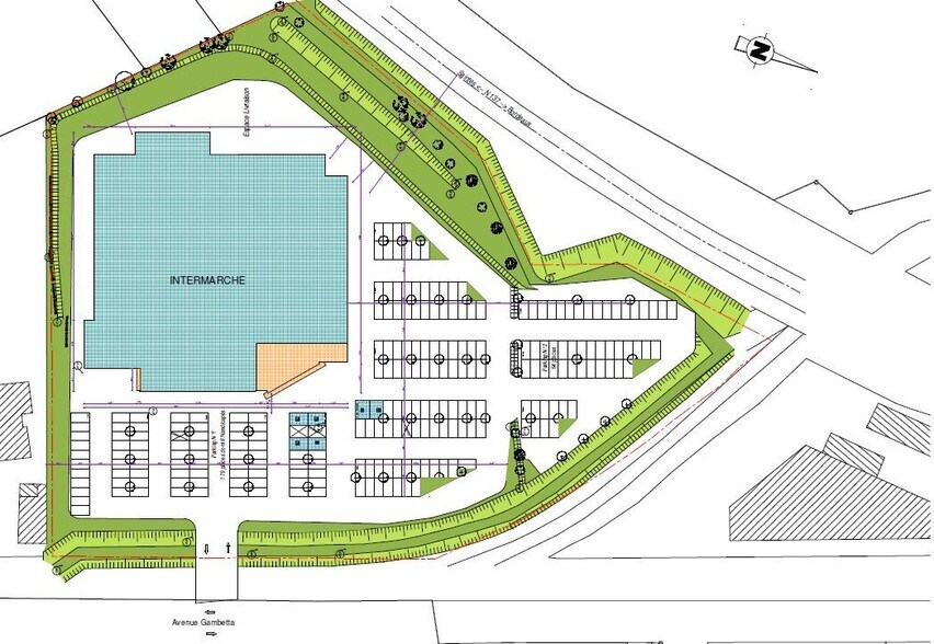 Local commercial dans Pons à vendre - Plan de site – Image 2 sur 4