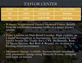 2700-2826 Marconi Ave, Sacramento, CA à louer Photo intérieure– Image 1 sur 3