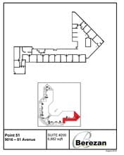 9004-9090 51st Ave NW, Edmonton, AB à louer Plan d’étage– Image 1 sur 1