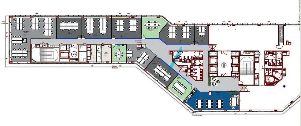 140 Boulevard Macdonald, Paris à louer - Plan d’étage – Image 3 sur 8