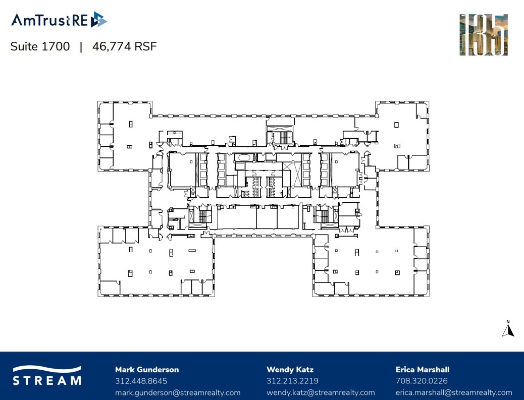 135 S LaSalle St, Chicago, IL à louer Plan d’étage– Image 1 sur 1