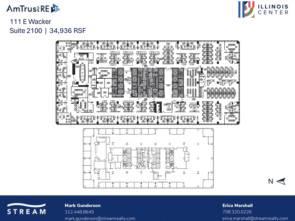 111 E Wacker Dr, Chicago, IL à louer Plan d’étage– Image 1 sur 1