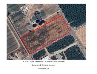 Plus de détails pour 16975 Sycamore Ave, Patterson, CA - Terrain à vendre