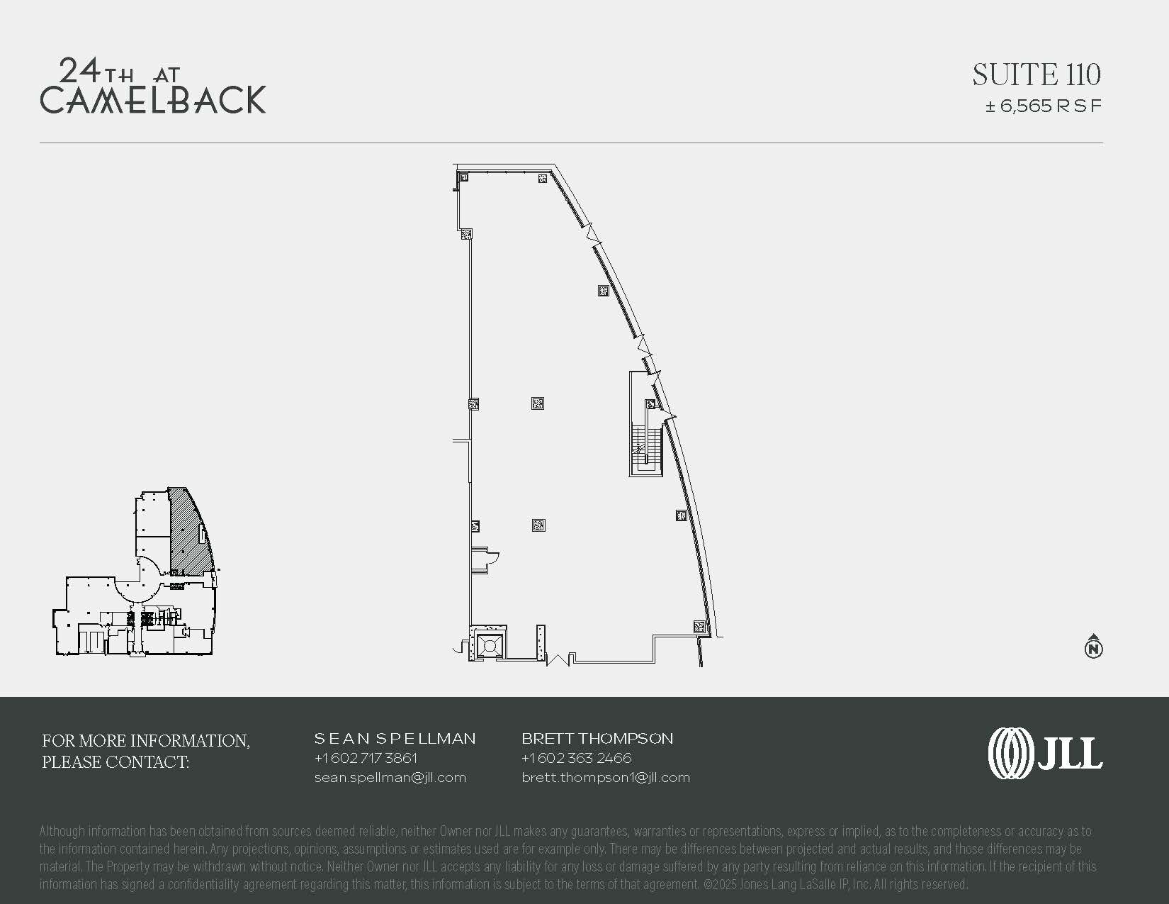 2375 E Camelback Rd, Phoenix, AZ à louer Plan d’étage– Image 1 sur 2
