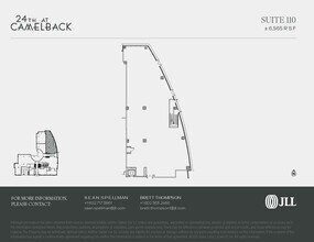 2375 E Camelback Rd, Phoenix, AZ à louer Plan d’étage– Image 1 sur 2