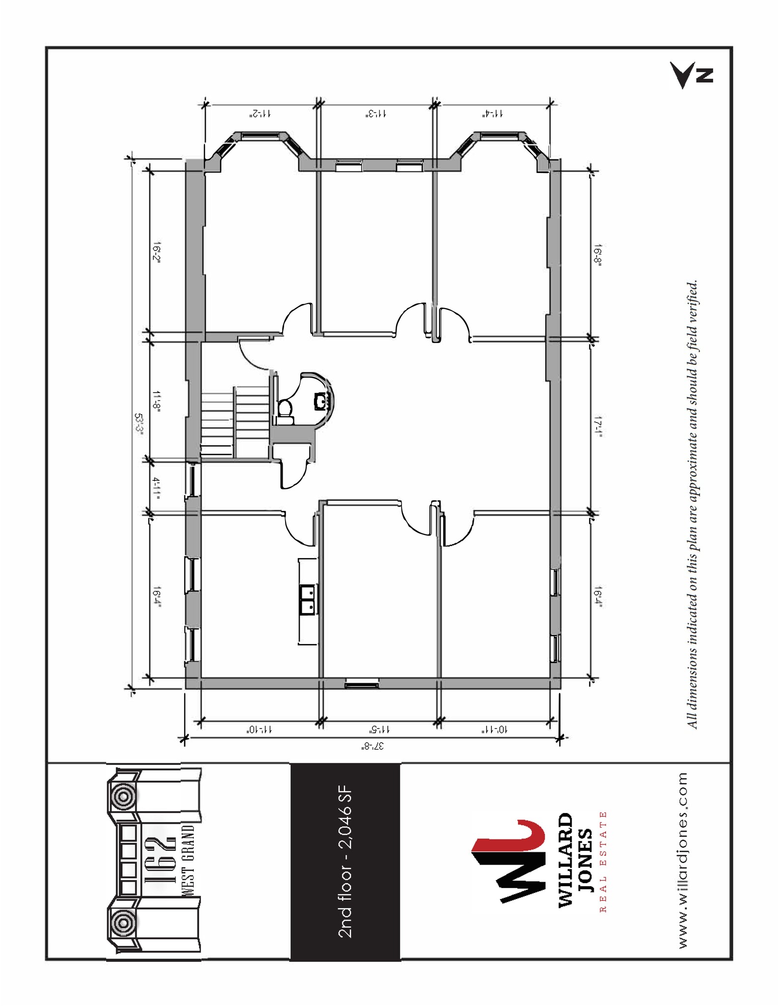 162 W Grand Ave, Chicago, IL à louer Plan de site– Image 1 sur 1