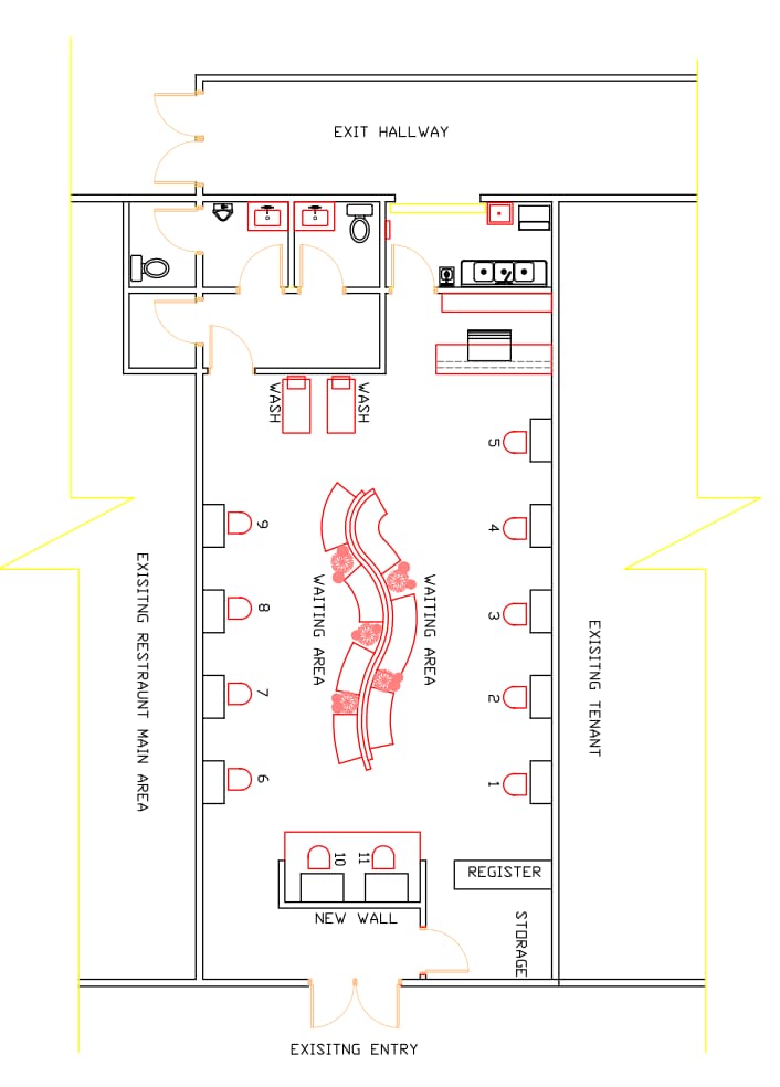 3939 Hillcroft Ave, Houston, TX à louer Plan de site– Image 1 sur 1