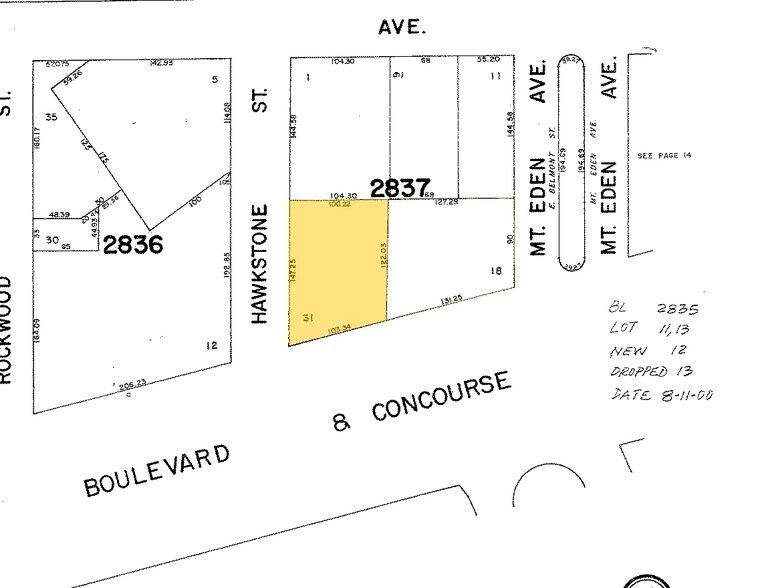 1565 Grand Concourse, Bronx, NY à louer - Plan cadastral – Image 1 sur 1