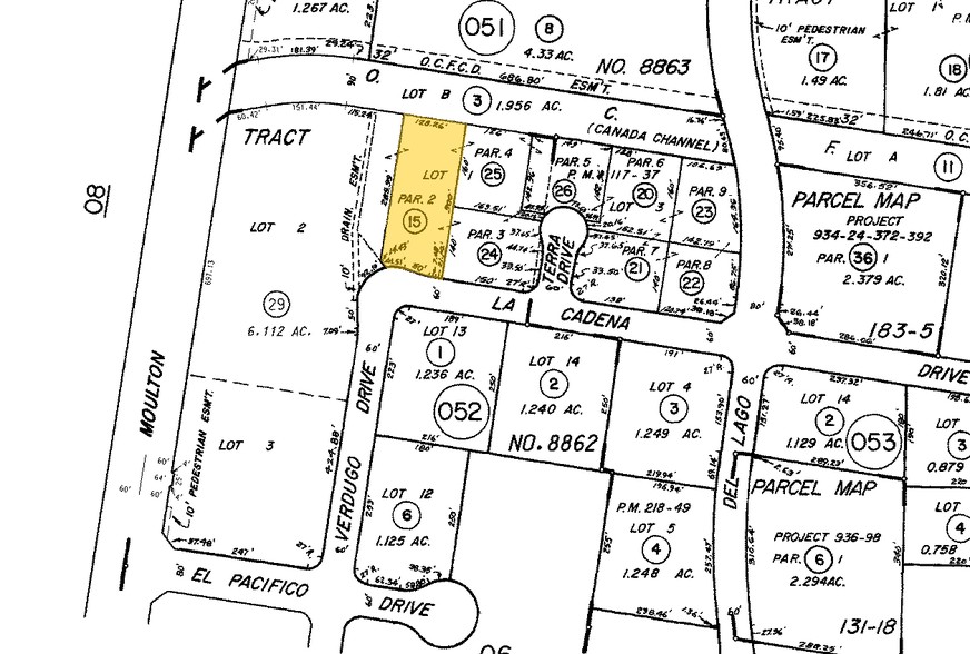 22951-22969 La Cadena Dr, Laguna Hills, CA à louer - Plan cadastral – Image 2 sur 5