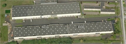 2-4 Rue Des Châtaigniers, Ormes, LRT - Vue aérienne vue de carte
