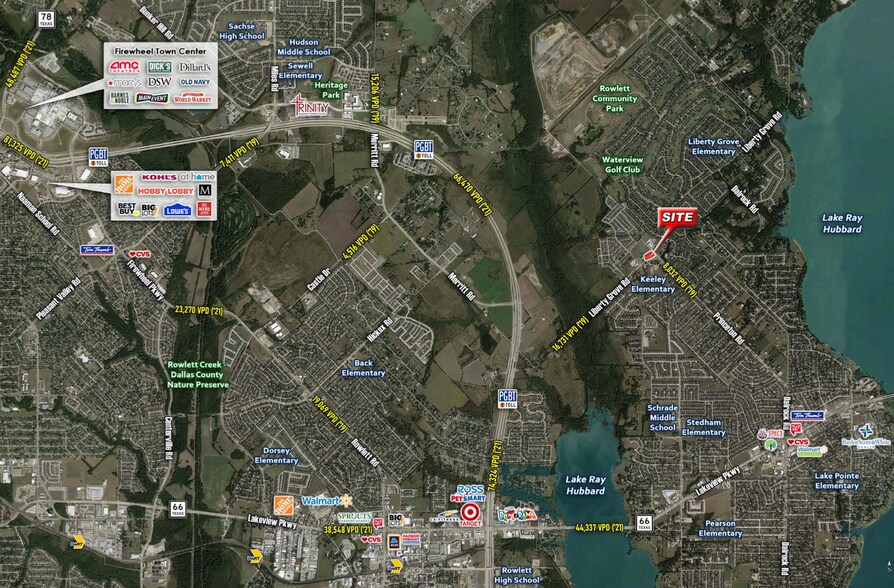 8701 Liberty Grove Rd, Rowlett, TX à louer - Photo de l’immeuble – Image 3 sur 5