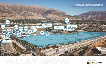 1882 W Pleasant Grove Blvd, Pleasant Grove, UT - VUE AÉRIENNE vue de carte