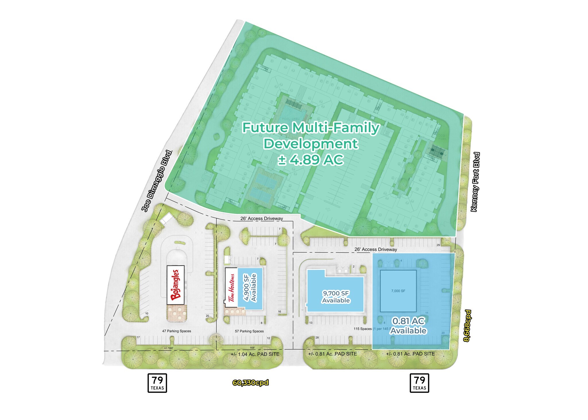 2700 E Palm Valley Blvd, Round Rock, TX à louer Plan de site– Image 1 sur 5