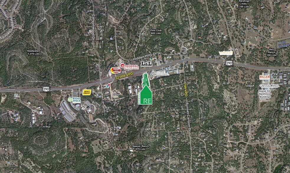 1032 Canyon Bend Dr, Dripping Springs, TX à louer - Aérien – Image 3 sur 4