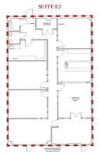 Markham & Shackleford, Little Rock, AR à louer Plan d’étage– Image 2 sur 2