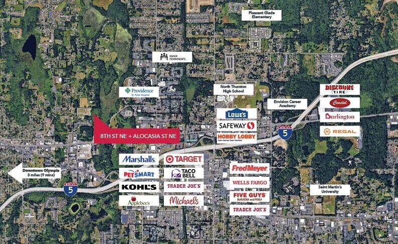 8th St NE & Alocasia St NE, Lacey WA 98506, Olympia, WA à vendre - Photo de l’immeuble – Image 2 sur 2