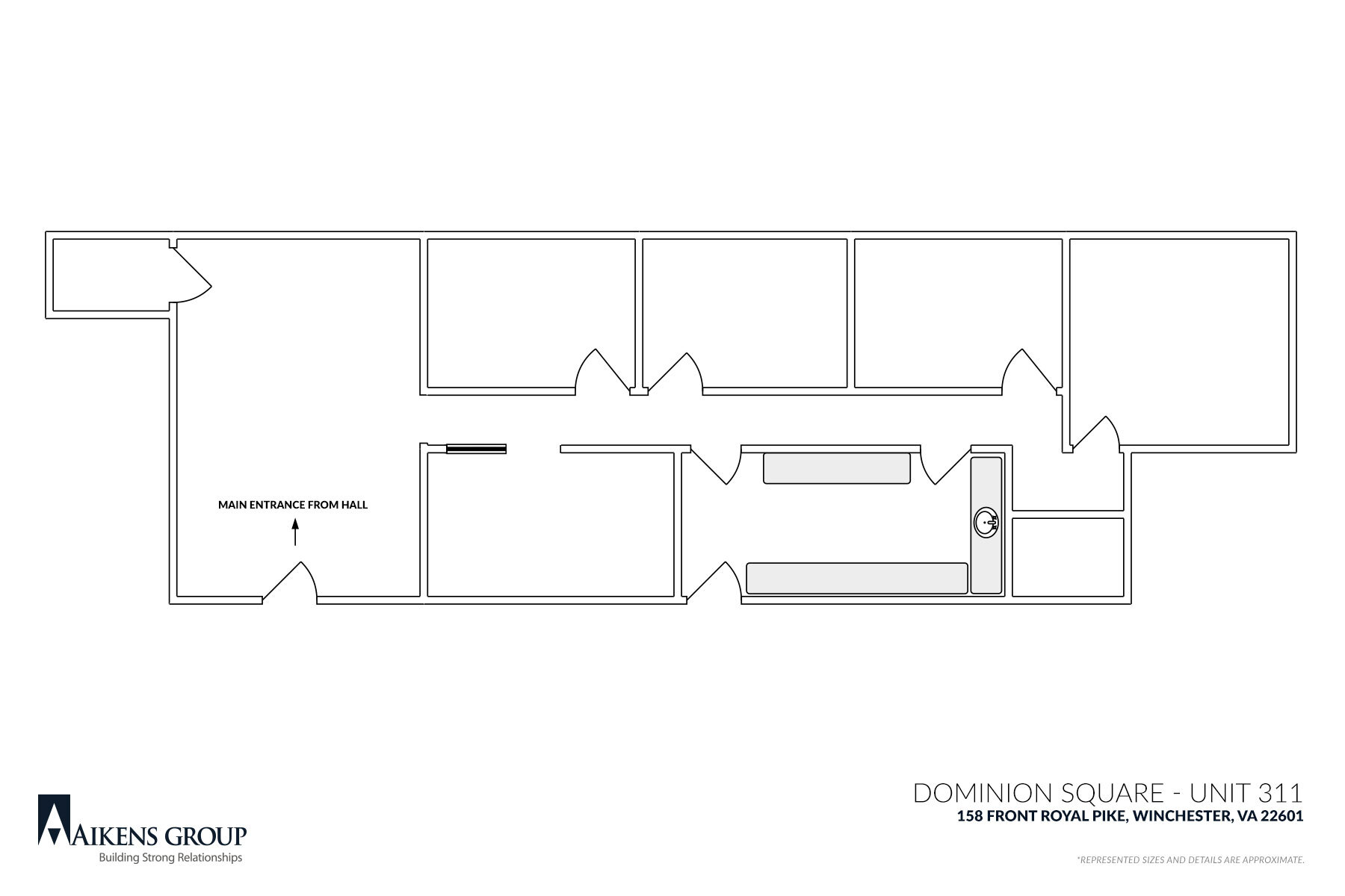 158 Front Royal Pike, Winchester, VA à louer Plan d’étage– Image 1 sur 1