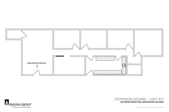 158 Front Royal Pike, Winchester, VA à louer Plan d’étage– Image 1 sur 1