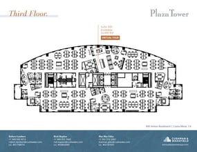 600 Anton Blvd, Costa Mesa, CA à louer Plan d’étage– Image 1 sur 1