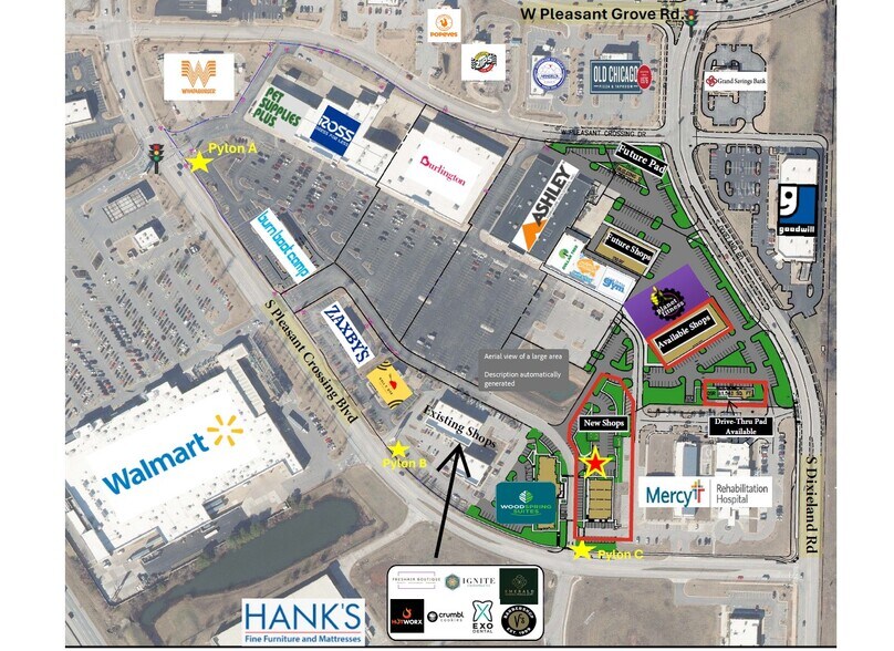 Pleasant Crossing Blvd., Rogers, AR à louer - Photo de l’immeuble – Image 3 sur 7