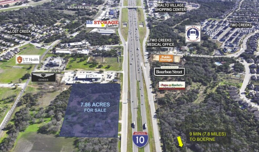 25930 Interstate 10 W, Boerne, TX à vendre - Aérien – Image 2 sur 4